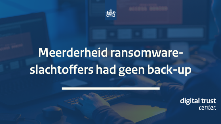 Maak een back-up als bescherming tegen ransomware
