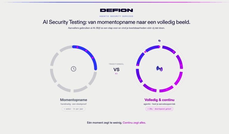 DEFION Security lanceert agentic security services