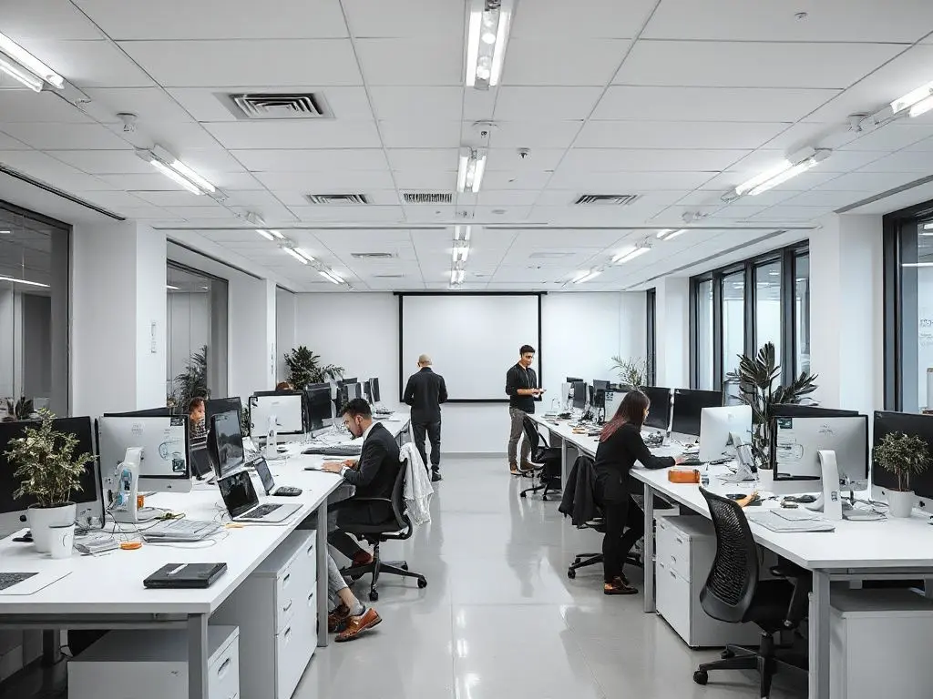 office workers
